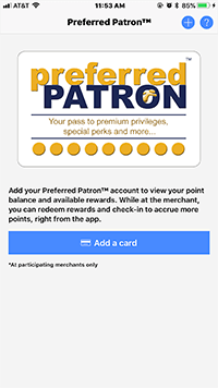 Stores electronic copies of loyalty cards Digital Loyalty Cards
