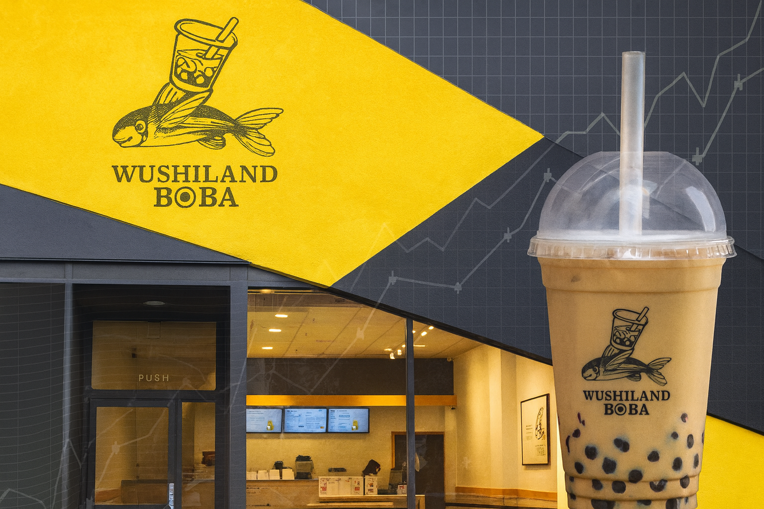 Multi-location beverage loyalty program for Wushiland Boba