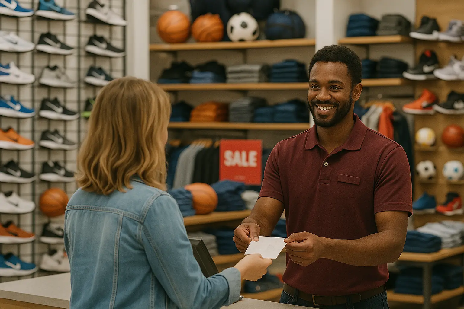 enterprise loyalty program-sporting goods chain