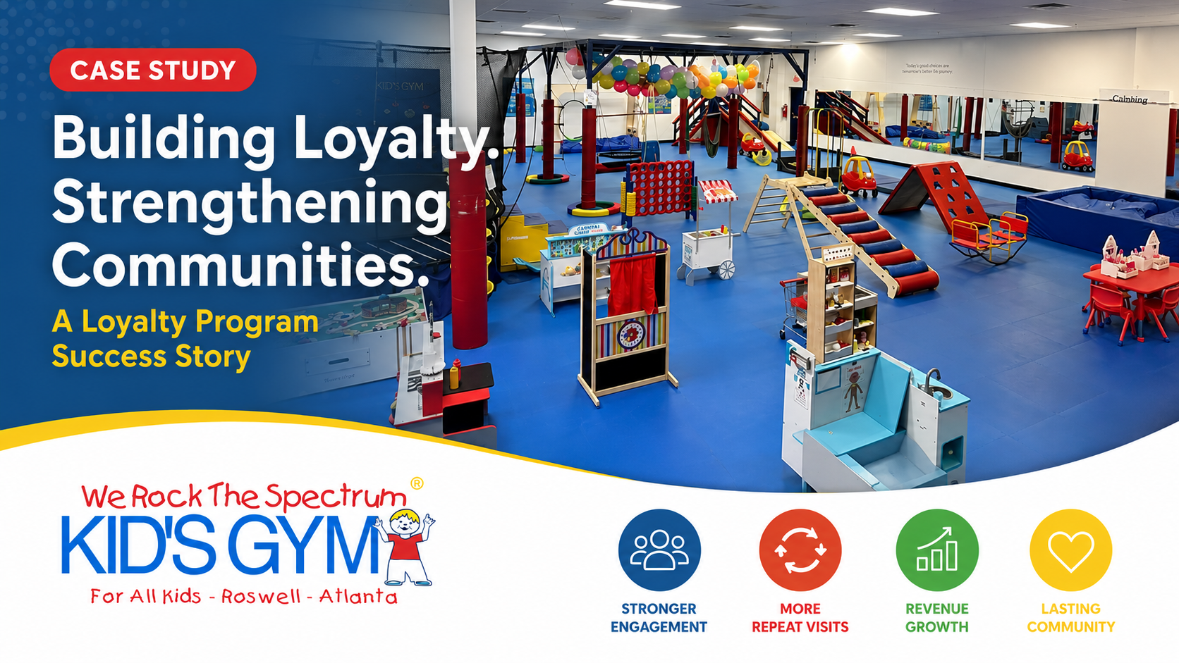 Family Entertainment Loyalty Program Case Study: We Rock the Spectrum Kids Gym Atlanta Roswell