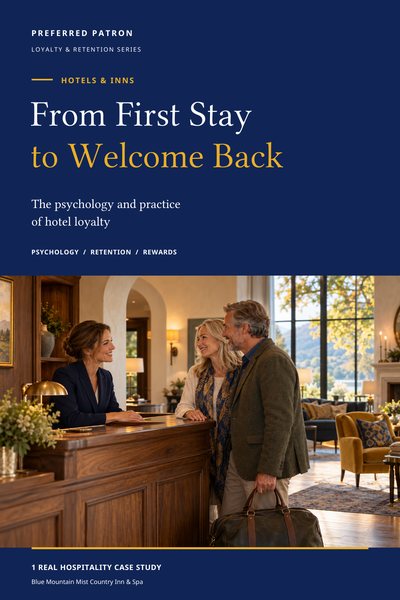 Book cover: From First Stay to Welcome Back