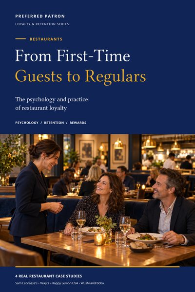 Book cover: From First-Time Guests to Regulars